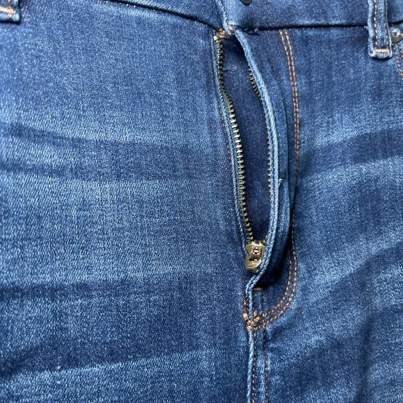 American Eagle Curvy Skinny Kick Next Level Stretch Women's Blue Bootcut Jeans - Picture 5 of 12